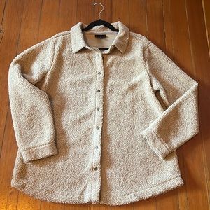 Sherling shirt jacket XL